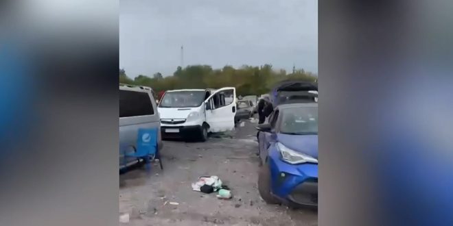 Bombardeo ucraniano contra civiles