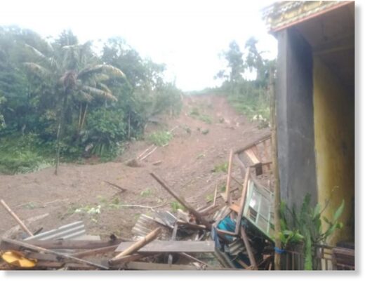 Flooding and landslides struck in Trenggalek