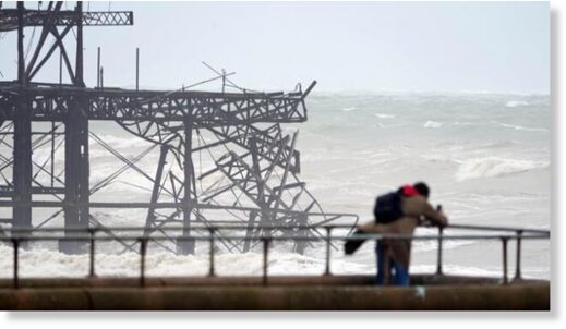 Latest picture of West Pier this afternoon