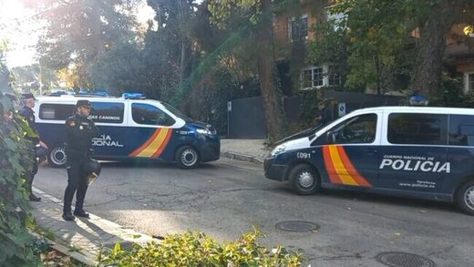 Explosión en la embajada de Ucrania en Madrid