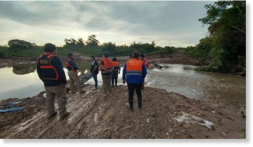 Floods damaged or destroyed at least 3 bridges in Padre Abad Province, Ucayali department, Peru, in December 2022.