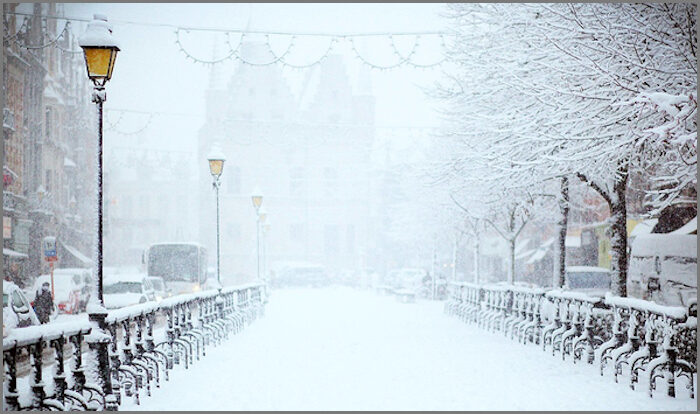 Snow scene