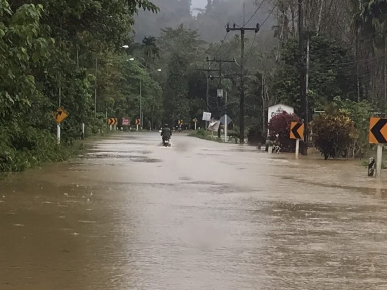 Floods in Thailand, 18 December 2022.