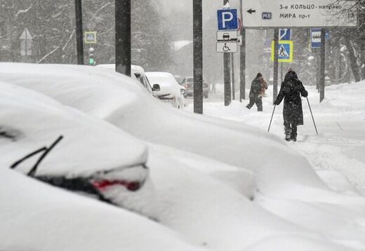 Moscow snowstorm