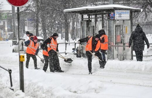 Moscow snowstorm