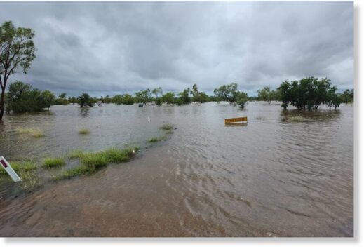Major flooding is developing at Fitzroy Crossing