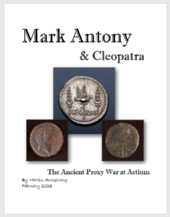 book mark antony cleopatra coins