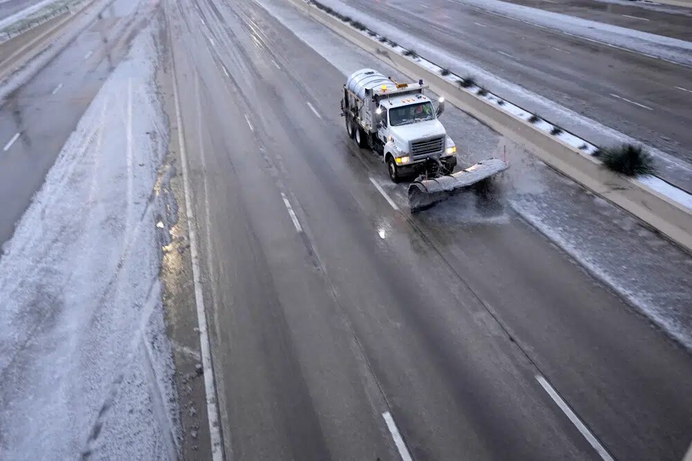 Snow storm Texas