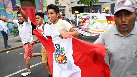Clic para aumentar Peru protests