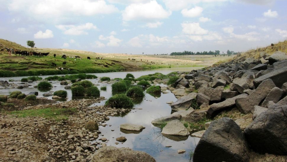 Awash River at Melka Kunture in Ethiopia