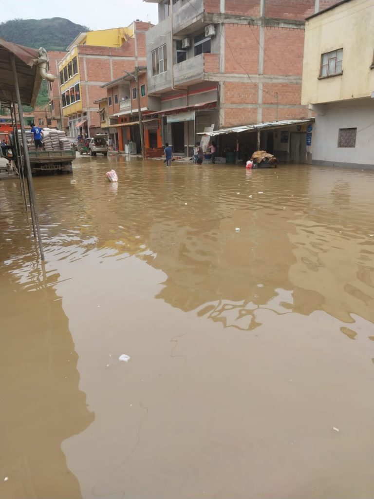 Floods in Guanay, La Paz Department, Bolivia,
