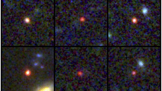 Clic para aumentar galaxias massivas webb telescope