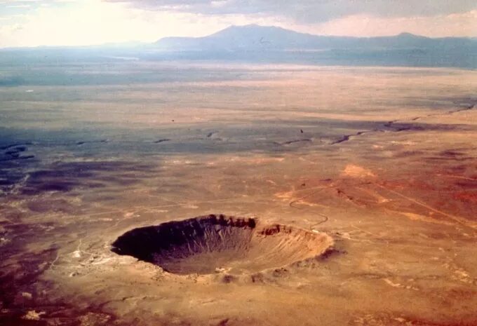 Barringer crater in Arizona