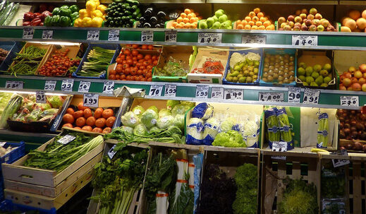 market england food shelves