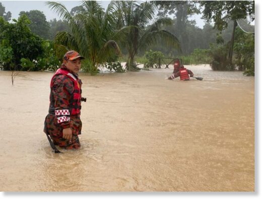 Floods in Johor, Malaysia, March 2023
