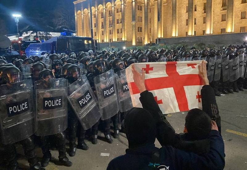georgina protests