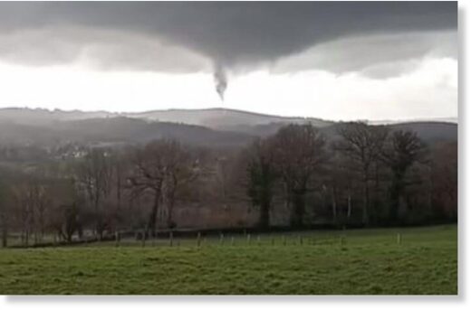 A tornado hits the Creuse