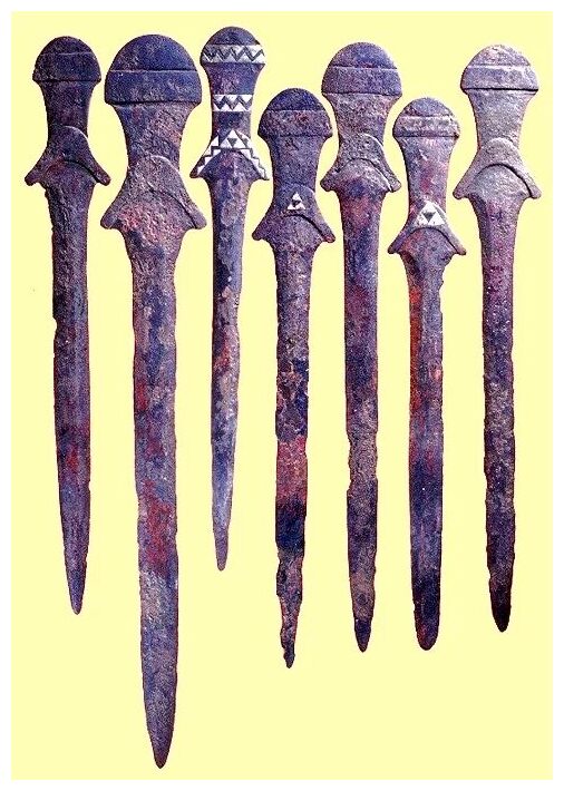 The first swords of the world.