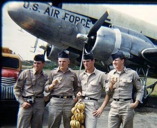 American pilots at Wheelus Air Base in 1963
