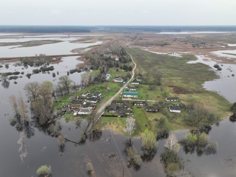 Floods in Ukraine, April 2023.