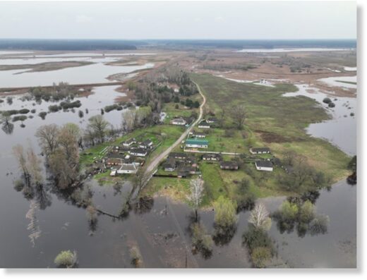 Floods in Ukraine, April 2023.