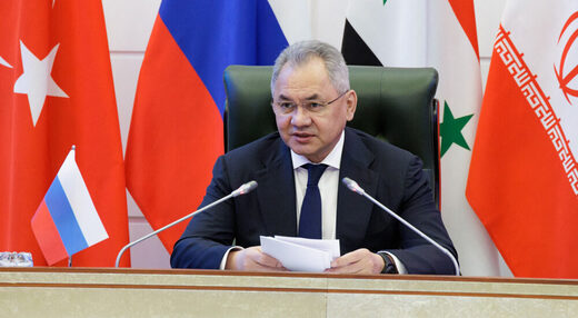 Russian Defense Minister Sergei Shoigu chairs