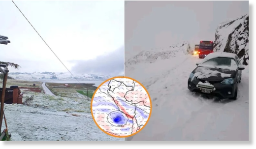Meteorological DANA causes unusual snowfall in Cusco and low temperatures in the southern sierra