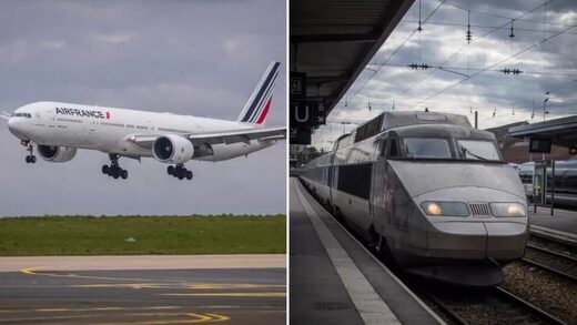 Clic para aumentar plane train