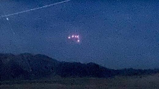 UFO in sky