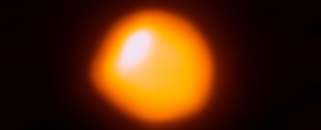 Red giant star Betelgeuse.