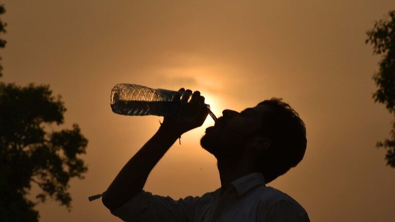 drinking water