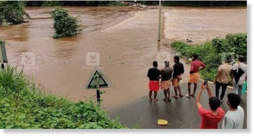 Rivers are overflowing in Kerala