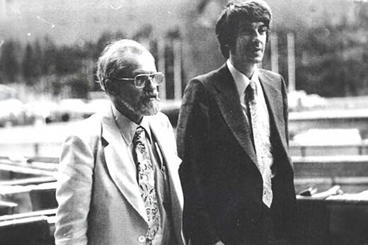 Dr. Jacques Vallée with Dr. Allen. J Hynek