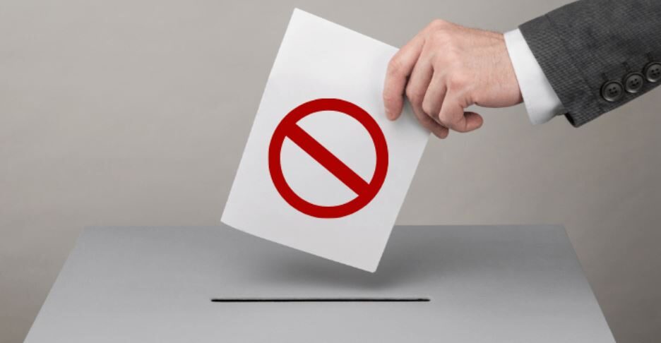 no votar