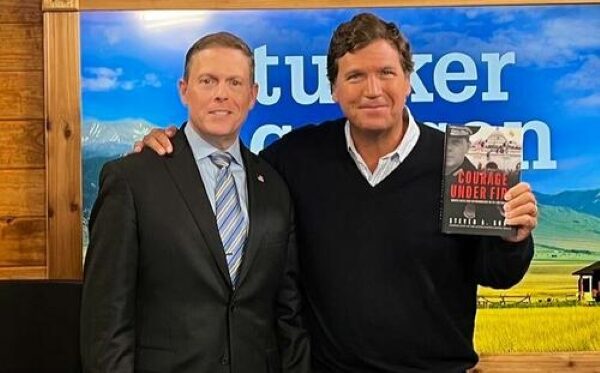 Police Chief Steven Sund and Tucker Carlson