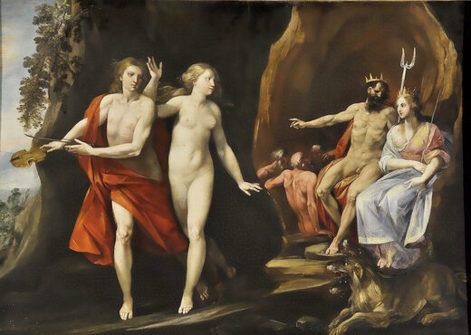 Orpheus and Eurydice painting