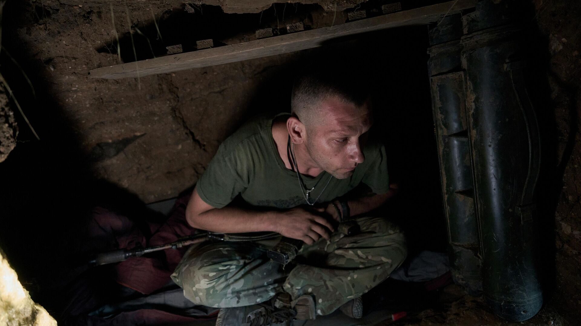 Ukrainian soldier
