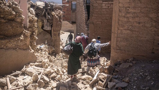 morroco earthquake damage 2023