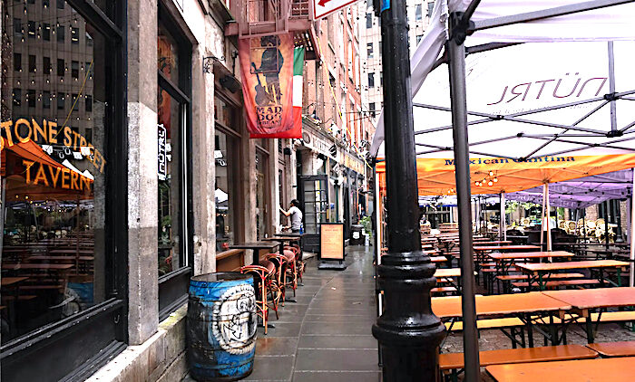 The bar