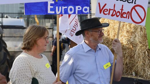Ukrainian grain protests