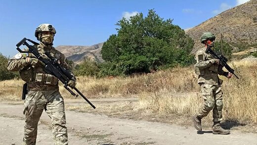 Militares de Azerbaiyán en Nagorno Karabaj. MINISTERIO DE DEFENSA DE AZERBAIYÁN -