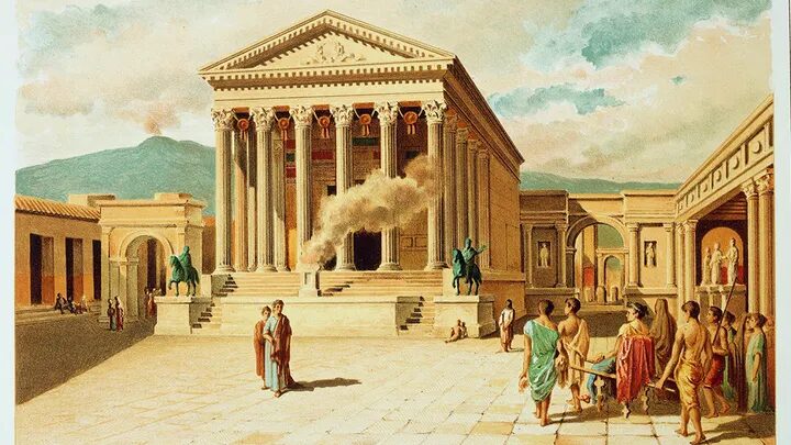 Clic para aumentar The Temple of Jupiter in Ancient Rome