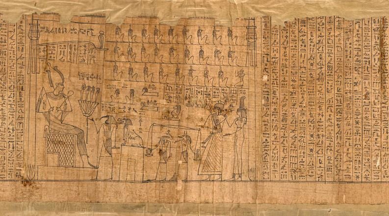 Un fragmento del Papiro de Pasherashakhet,