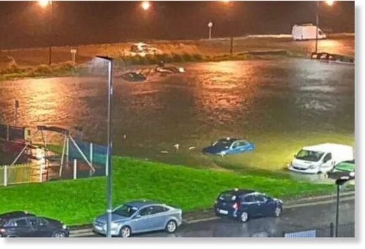 Flooding in Salthill