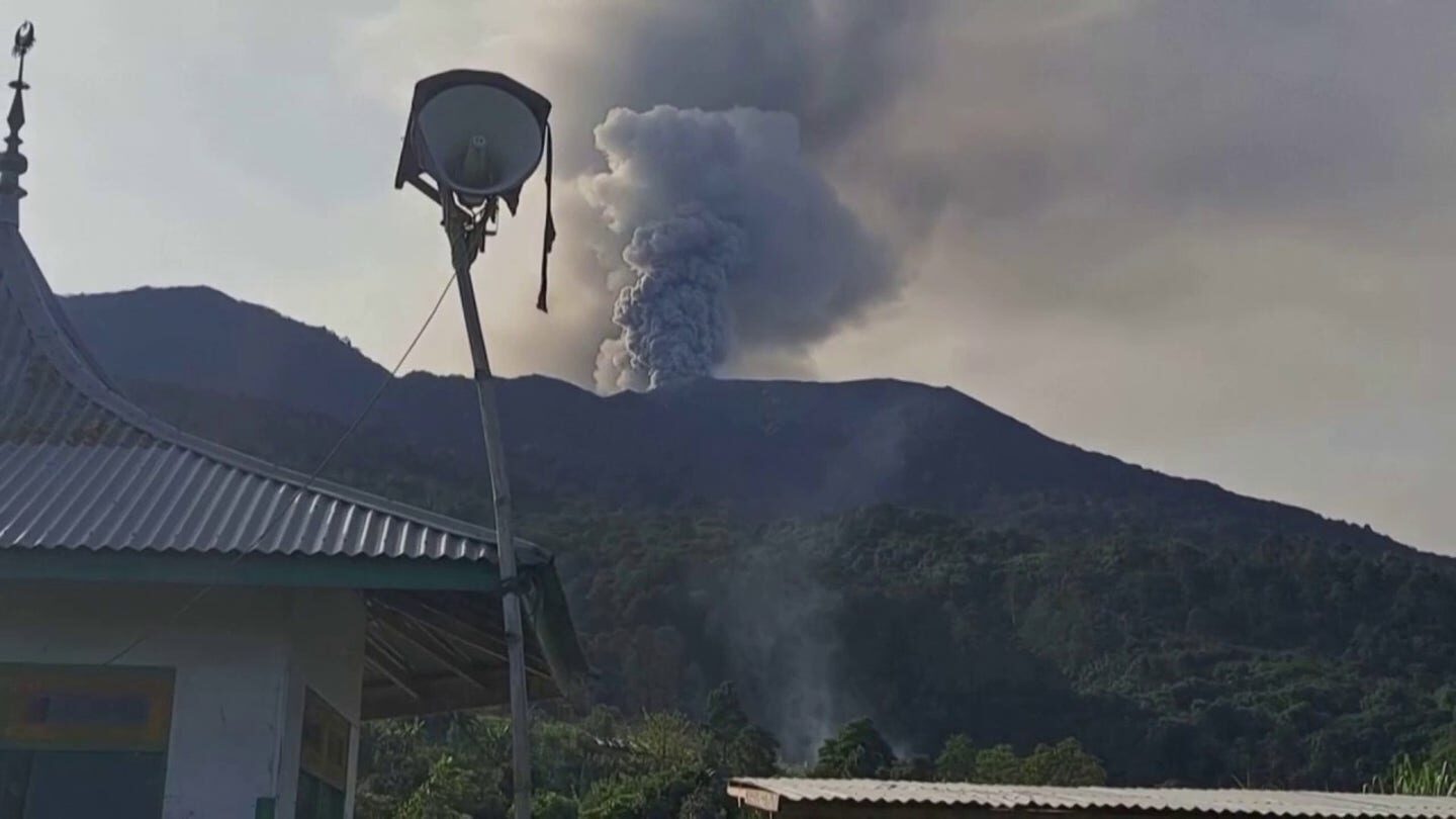 Indonesias Marapi volcano erupted on Tuesday, Dec., 12, 2023.