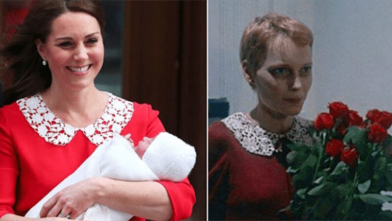 Kate Middleton mia farrow rosemary's baby same outfit