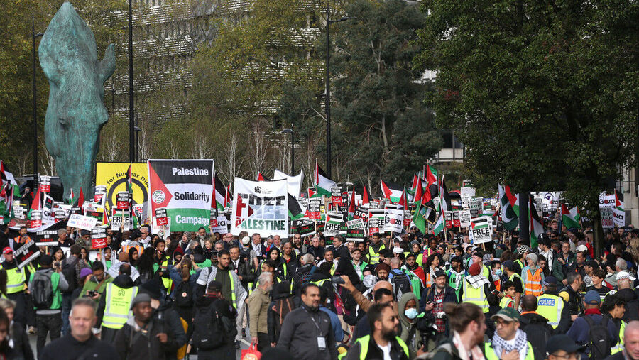 London gaza protests