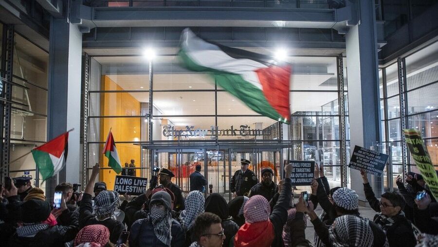 NYT Protests palestine