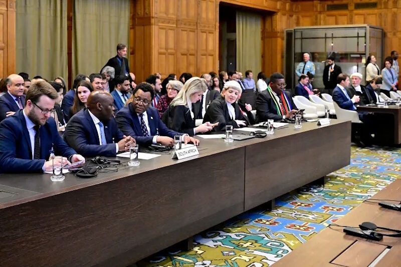 Clic para aumentar south africa legal team icj israel genocide