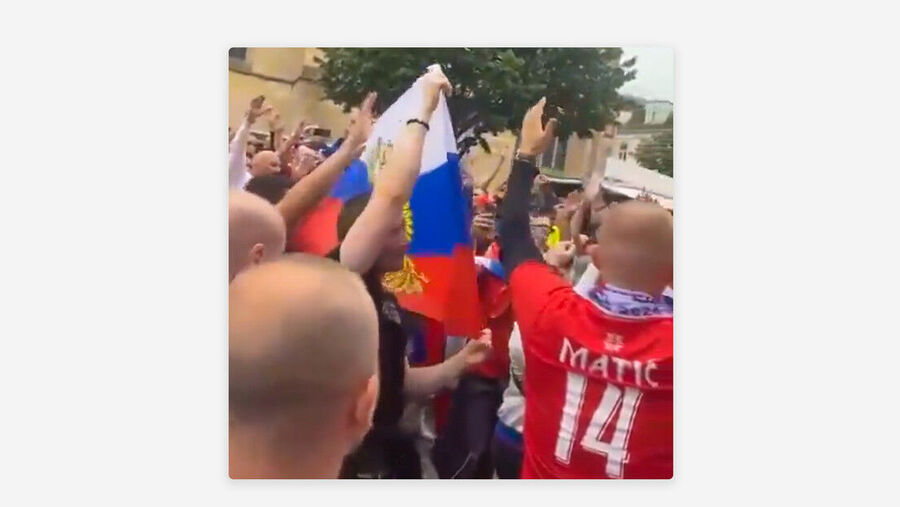 Serbian fans